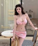 2色 【3点セット】水着 モノキニ タンキニ 新作 着痩せ hot girl セクシー XH7-LTJ235155