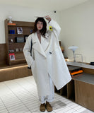 【3色】カシミヤ コート チェスターコート 高品質 オーバーサイズ ウール XH2-ZDM2317