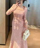 手作り ツイードドレス セレブ風 高級感 キラキラ エレガント 着痩せ 気質 韓国っぽ XH2-JY50696