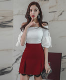 【2点セット】キャバドレス ミニドレス 可愛い セクシー オフショルダー 同伴 XH2-ZED883090HY