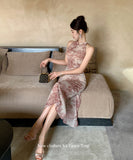 ロングドレス 花柄 セクシー 気質 エレガント レース XH2-ZED889731GT347