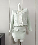 【上下セット】ミニドレス セレブ風 高級感 秋冬 エレガント 着痩せ 気質 韓国っぽ XH2-LML9050