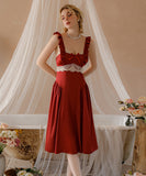 【3色】フリル 清楚感 かわいい 少女 バレンタインデー 勝負 パジャマ ルームウェア XH8-GR3341