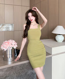 【2色】ミニドレス タイトドレス エレガント 通勤 気質 おしゃれ 韓国っぽ 大人可愛い XH2-ZED8885091DXH651
