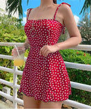 【6色】水着 ビキニ かわいい 花柄 ワンピース 体型カバー XH7-GM-adn99