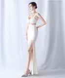 ロングドレス キャバドレス 新作 セクシー 肌見せ 露出 演奏会 宴会 XH2-YEY31609＃