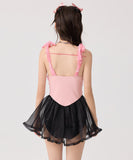 【2色】水着 ビキニ モノキニ かわいい ワンピース 体型カバー 温泉 SNS話題 XH7-CF2432