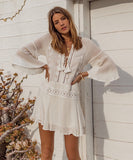 サンドレス かわいい 旅行 ハワイ 体型カバー お洒落 XH2-MX-ZS1009