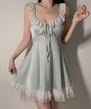 セクシー ルームウェア パット付き パジャマ レース カワセクシーAライン XH8-GR-P4805