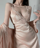 【2色】ルームウェア セクシー パジャマ レース 肌見せ 男心を誘う（ドレスのみ）XH8-MSL217