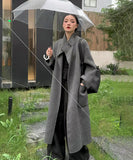 【4色】カシミヤ コート チェスターコート 高品質 オーバーサイズ ウール XH2-ZDM2309