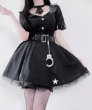 【5点セット】ハロウィンコスプレポリス 制服セクシー谷間魅せ XH2-XJ1026