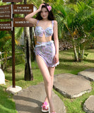 3点セット 水着 ビキニ 花柄 温泉セクシー お洒落 ビーチ 旅行 かわいい 気質 XH7-YQ-HHkBAGRLL