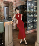 【2色】ロングドレス エレガント マーメイドドレス セクシー 宴会 XH2-DD6182