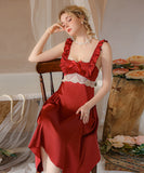 【3色】フリル 清楚感 かわいい 少女 バレンタインデー 勝負 パジャマ ルームウェア XH8-GR3341