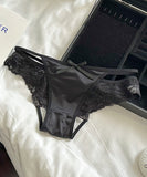 【４色】パンツ セット パンティ セクシー レースショーツ レディース 紐パン ストリングショーツ ローライズ コットン クロッチ付き　KS8-SMY3855