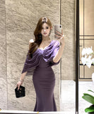 ロングドレス エレガント 通勤 キャバドレス セクシー 気質 着痩せ 気質 大人可愛い XH2-ZED889145DXH343B