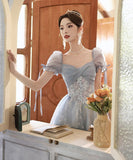 ナイトドレス 宴会 ロングドレス キラキラ お姫様 誕生日 パーティー 演奏会 XH2-YWL7/27-2