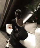 ロングドレス キラキラ パーティードレス キラキラ エレガント 宴会 キャバドレス XH2-DD7658