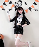 【5点セット】ハロウィン コスプレ セクシー バニーガール 可愛い 肌見せ XH2-XJ1725