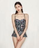 新作 花柄 ビキニ モノキニ 水着 セクシー かわいい 海辺 着痩せ 温泉 YH7-FH-SHI