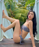 ビキニ セクシー 花柄 モノキニ 海辺 韓国っぽ 可愛い 水着 温泉 XH7-GM-adn024