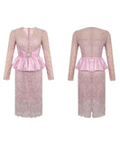 手作り キャバドレス レース セクシー セレブ風 高品質 フリル 気質 XH2-JY20843