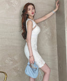 ミニドレス キャバドレス レース セクシー ナイトクラブ きゃばきゃば 同伴 XH2-ZED885819A71