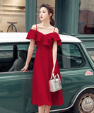 【4色】ロングドレス フリル エレガント 大人 レディース 気質 XH2-ZED888677GD653