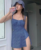 【3色】水着 ビキニ モノキニ かわいい ワンピース 体型カバー 温泉 SNS話題 XH7-FH-WEI