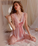 【4色】ルームウェア セクシー パジャマ エロかわいい レース リボン XH8-GR2535