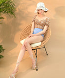 【3色】水着 モノキニ ビキニ かわいい 花柄 セクシー 温泉旅行 海辺 YH7-KSD2336