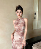 ロングドレス 花柄 セクシー 気質 エレガント レース XH2-ZED889731GT347