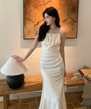 【2色】ロングドレス キャバドレス 気質 セクシー おしゃれ セリフ YH2-ZED886596GT513