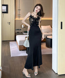 【手作り】ロングドレス 高品質 セクシー エレガント 気質 XH2-JY40096