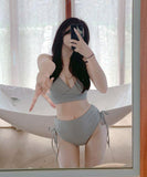 5色ビキニ モノキニ セクシー 谷間魅せ ビーチ XH7-DP-A30225