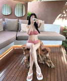 ビキニ 水着 ワンピース セクシー ガーリー ベアトップ ビーチ 海 温泉 XH7-SY24930