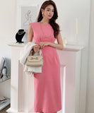 膝丈ドレス エレガント 気質 同伴 大人可愛い キャバドレス 韓国っぽ 小顔効果 XH2-ZED887909E49