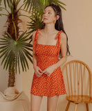 【6色】水着 ビキニ かわいい 花柄 ワンピース 体型カバー XH7-GM-adn99