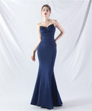 【8色】ロングドレス ナイトドレス ベアトップ 華奢感 キラキラ 宴会 演奏会 誕生日 XH2-YEY31978#