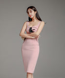 キャバドレス 膝丈ドレス タイトドレス sexy お洒落 気質 エレガント XH2-ZED883153A71