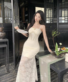 ロングドレス マーメイド レース エレガント カワセクシー 気質 着痩せ XH2-CD7-453-7930680