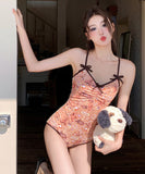 ビキニモノキニ水着新作かわいい体型カバーお洒落 ビーチ INS話題 Teddy柄 XH7-LTJ2311253