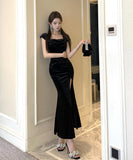 ロングドレス ナイトドレス 宴会 エレガント 谷間見せ セクシー スリート キャバクラ 指名 気質 XH2-ZED889149DXH343B