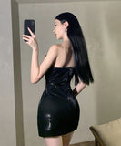 ミニドレス キャバドレス セクシー ベアトップ chic ナイトクラブ Party XH2-LQE5357H449