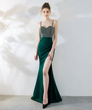 【6色】ロングドレス Partydress キラキラ 宴会 誕生日 演奏会 ベアトップ フリル XH2-YEY16188#