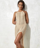 【3色】サンドレス ビーチ 旅行 海辺 スリット セクシー ハワイ XH2-MX-ZS2116