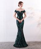 【4色】ロングドレス キラキラ パーティードレス オフショルダー お姫様 誕生日 演奏会 宴会 XH2-YEY1371#