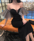 キャバドレス ベアトップ セクシー キャバクラ ナイトクラブ 宴会 XH2-ZED885107DXH418