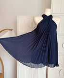 ミニドレス エレガント 高級感 通勤 大人可愛い ホルターネック セクシー 同伴 着痩せ 気質 XH2-MXX6332#